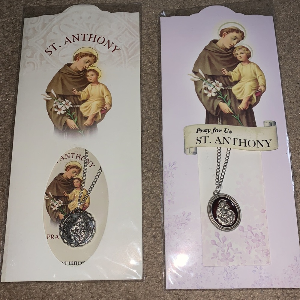 Saint Anthony necklaces